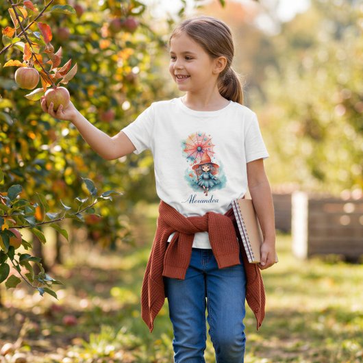 Persoonlijke heks sprookjesboek Halloween T-shirt