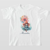 Persoonlijke heks sprookjesboek Halloween T-shirt (Laagn)