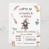 Persoonlijke heksen Halloween Castle Wizardry Verj Kaart (Voorkant / Achterkant)