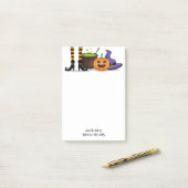 Persoonlijke Heksenketel Halloween Post-it® Notes (Op bureau)