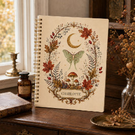 Persoonlijke Hekserige Herfst Luna Moth Planner