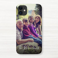 Persoonlijke heldere filter familie foto naam