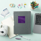 Persoonlijke Hemel Maan & Sterren Laptop Sticker (iPad Cover)