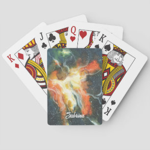 Persoonlijke Hemelstelsel Werveling Pokerkaarten