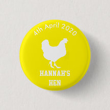 Persoonlijke hen Night Badge