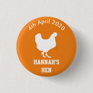 Persoonlijke hen Night Badge Ronde Button 3,2 Cm