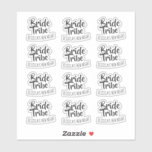Persoonlijke Hen Night Sticker voor Bruidsmeisjes