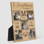 Persoonlijke Herdenking Dierenherinnering 5 Katten Fotoplaat (Zijkant)