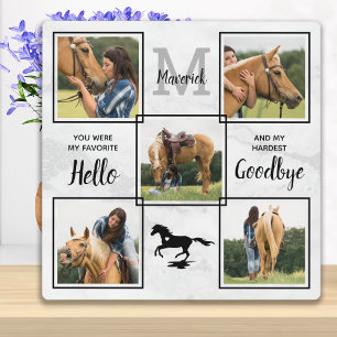 Persoonlijke Herdenking Paard Hond 5 Foto's Fotoplaat