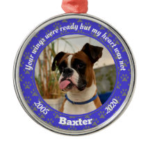 Persoonlijke herdenkingsblauwe pagina van Dog