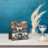 Persoonlijke herdenkingscollage met foto voor paar fotoplaat (Insitu)