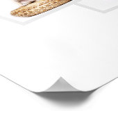 Persoonlijke herdenkingscollage met meerdere foto' poster (Hoek)