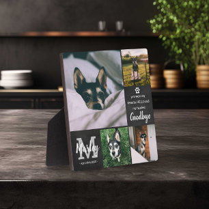 Persoonlijke Herdenkingscollage voor huisdieren me Fotoplaat