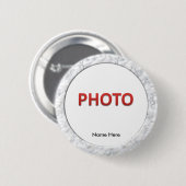 Persoonlijke herdenkingsfoto ronde button 5,7 cm (Voorkant /achterkant)