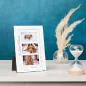 Persoonlijke Herdenkingsfotocollage voor huisdiere Fotoplaat (Zijkant)