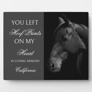 Persoonlijke herdenkingsplaquette voor paarden Aan Fotoplaat