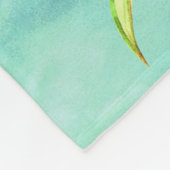 Persoonlijke herdenkingsviering leven fleece deken (Hoek)