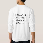 Persoonlijke Heren Basics Trui (Achterkant)
