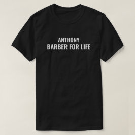 Persoonlijke herenkapper cadeau voor het leven, ma t-shirt