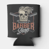 Persoonlijke herenkapper Hipster Schedel en Scheer Blikjeskoeler (Achterkant)