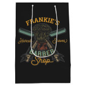 Persoonlijke herenkapper Retro kapsels scheren Medium Cadeauzakje (Achterkant)