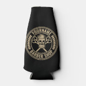 Persoonlijke herenkapper Skull Rockabilly Salon  Flesjeskoeler (Voorkant)