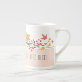 Persoonlijke herfst Bone China Mok (Rechts)