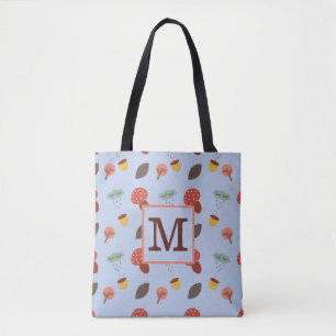 Persoonlijke herfst boodschappentas tote bag
