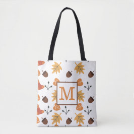 Persoonlijke herfst boodschappentas tote bag