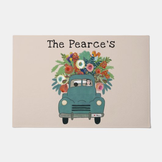 Persoonlijke Herfst deurmat (Voorkant)