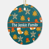 Persoonlijke Herfst Keramisch Ornament (Links)