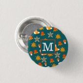 Persoonlijke Herfst Knop Ronde Button 3,2 Cm (Voorkant /achterkant)