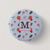 Persoonlijke Herfst Knop Ronde Button 3,2 Cm (Voorkant)