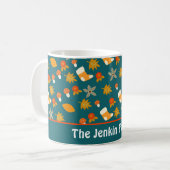 Persoonlijke herfst koffiemok (Voorkant links)