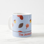 Persoonlijke herfst koffiemok (Voorkant links)