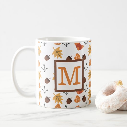 Persoonlijke Herfst Koffiemok (Met donut)