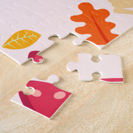 Persoonlijke herfst legpuzzel