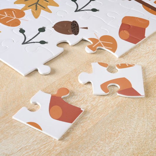 Persoonlijke herfst legpuzzel (Zijkant)