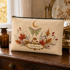 Persoonlijke Herfst Luna Moth Hekserij Botanische Etui