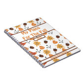 Persoonlijke Herfst Notitieboek (Rechterzijde)