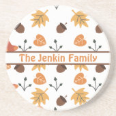 Persoonlijke Herfst Onderzetter (Voorkant)