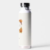 Persoonlijke herfst oogst monogram waterfles (Links)