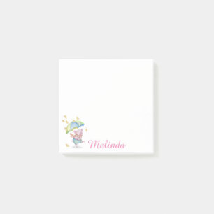 Persoonlijke herfst Piggy & Umbrella Post-it® Notes