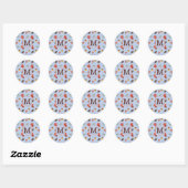 Persoonlijke Herfst Ronde Sticker (Vel)