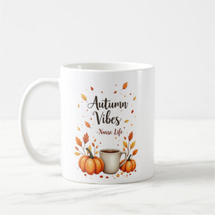 Persoonlijke Herfst Sfeer Verpleegster Leven Koffiemok