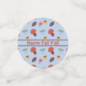 Persoonlijke Herfst Tafelconfetti Confetti (Kleine voorkant)