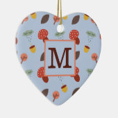 Persoonlijke Herfst Versiering Keramisch Ornament (Rechts)