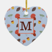Persoonlijke Herfst Versiering Keramisch Ornament (Voorkant)