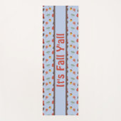 Persoonlijke herfst yogamat (Voorkant)