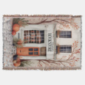 Persoonlijke herfstboekliefhebber deken (Voorkant)